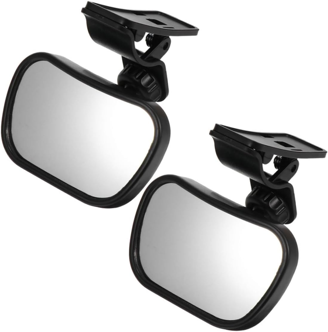 Car Observation Mirror for Rear-facing Infants, 2pcs Universal Shatterproof In-car Safety Rearview Mirrors with 360° Rotation and Anti-vibration for Seat Monitoring