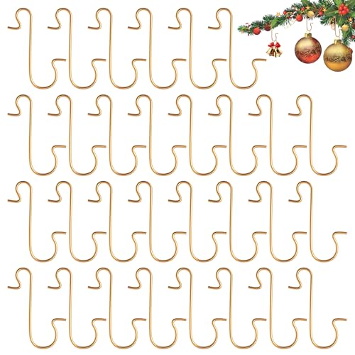 Ornament Hooks, 100 Pcs Christmas Ornament Hooks, Ornament Hangers, Ornament Hook for Christmas...
