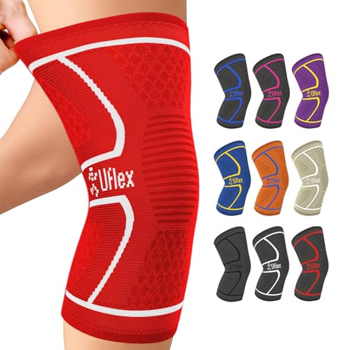 UFlex Athletics Knee Brace for Men and Women Knee Compression