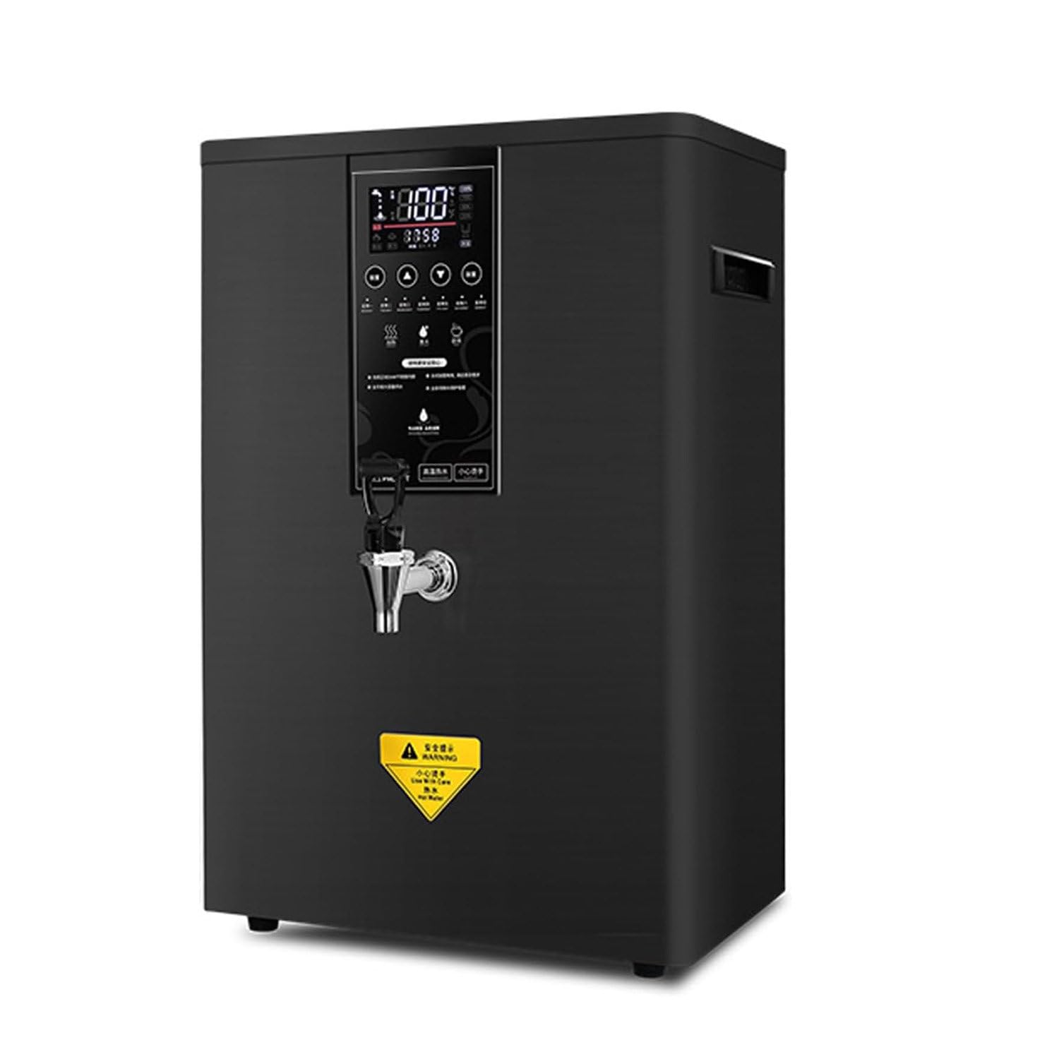 Dispensador de agua caliente eléctrico, dispensador de agua caliente de pared, hervidor de agua instantáneo, hervidores eléctricos con pantalla táctil de calentamiento para hogar y oficina,Black-80L/H
