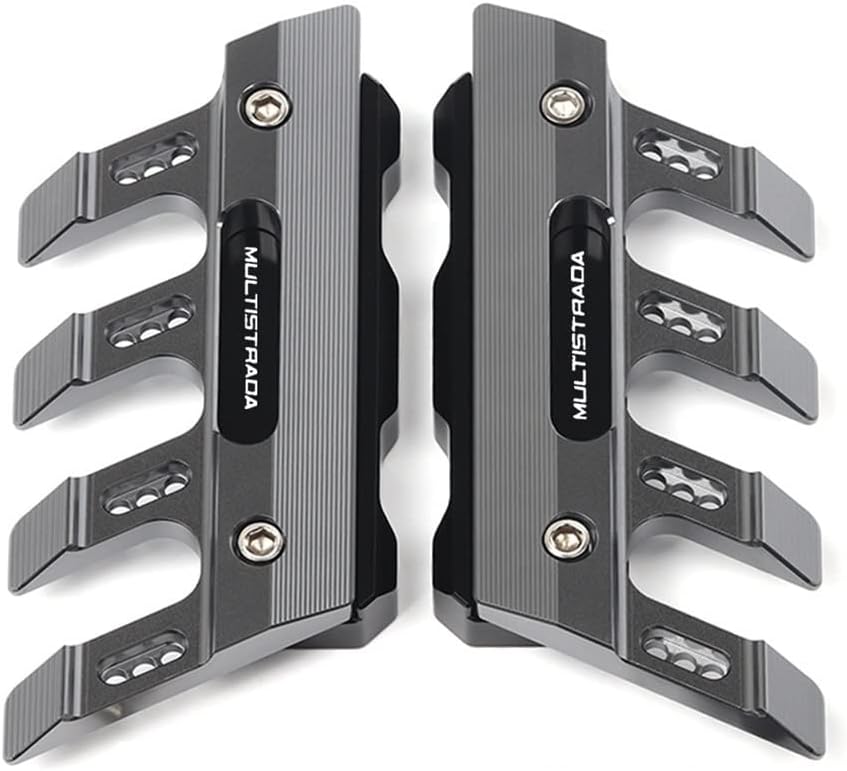 for Ducati MULTISTRADA 1200 950 1260 1260S 1000DS Motorcycle Fall Side Guard Front Fork Protector Front Fender Protection Block Side Guard CNC Aluminum Multiple Colour (Color : G)