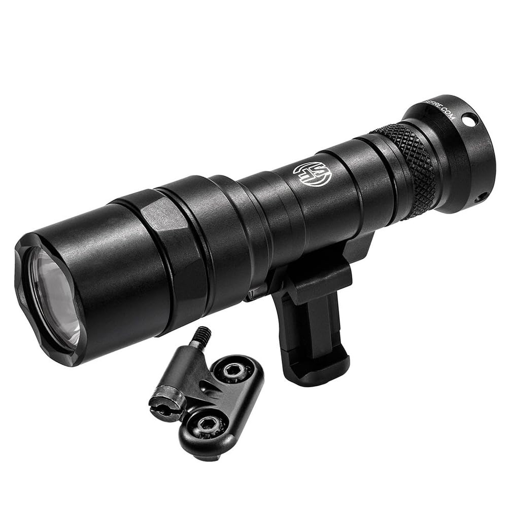 M340 C-Pro Mini Scout Light Pro, 500 Lumens, TIR Lens, Pick/Hunting Firearm Mount, Black, IPX7 Waterproof (M340C-BK-PRO)
