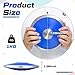 Wettarn 2pcs 1 kg Discus, Man Women Discus Track and Field Discuses Track and Field Equipment (Blue)