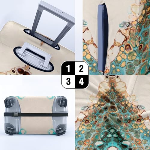 Travel Luggage Cover Suitcase Protector Scratch-Resistant Fit Not Included Suitcase A Picture Of An Abstract XL-30-32in4