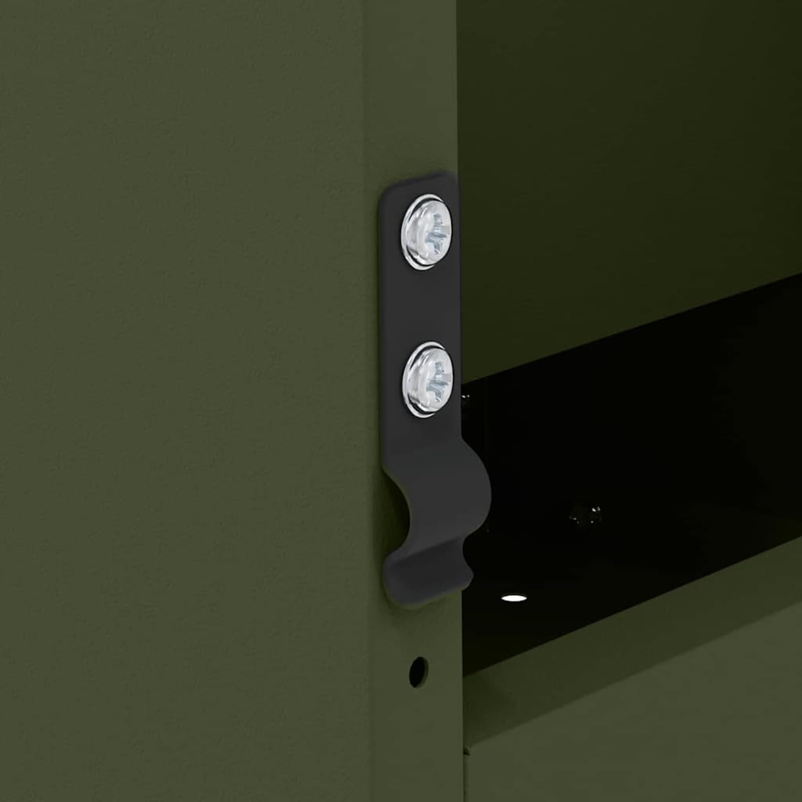 Gecheer Kaninchenfutterautomat Olive Grün, 64,5 x 25,5 x 45,5 cm, Stahl, für drinnen und draußen