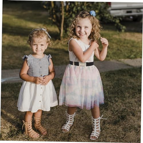 3Pcs Adjustable Waist Belts with Buckle Comfortable Cloth and Materials for Snug Fit for Various Ages Soft Design3