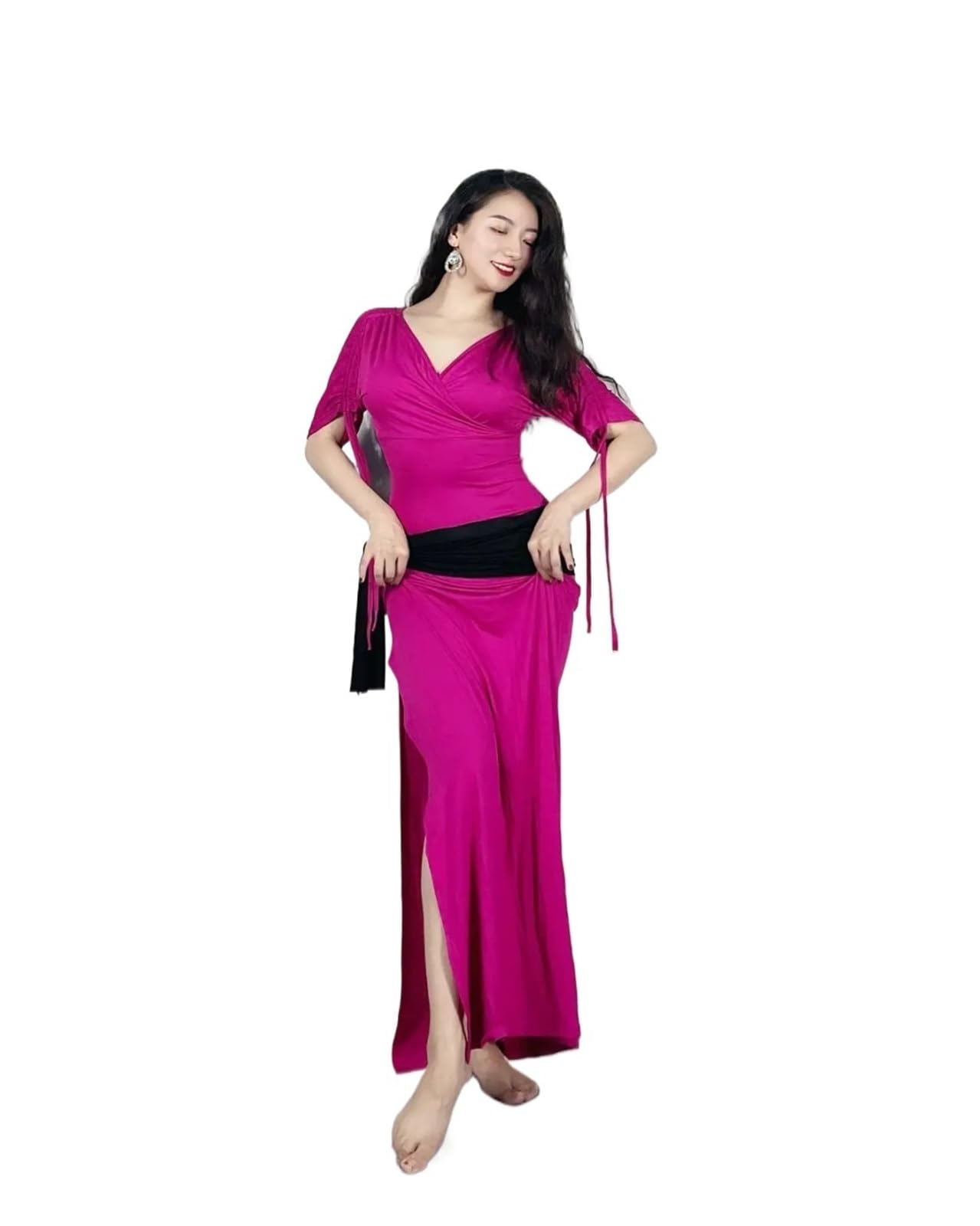 Bauchtanz-Kostüm-Outfit Caderin-Tänzerin for Frauen Indische Erwachsene Professionelle Orientale Femme Röcke Kleid