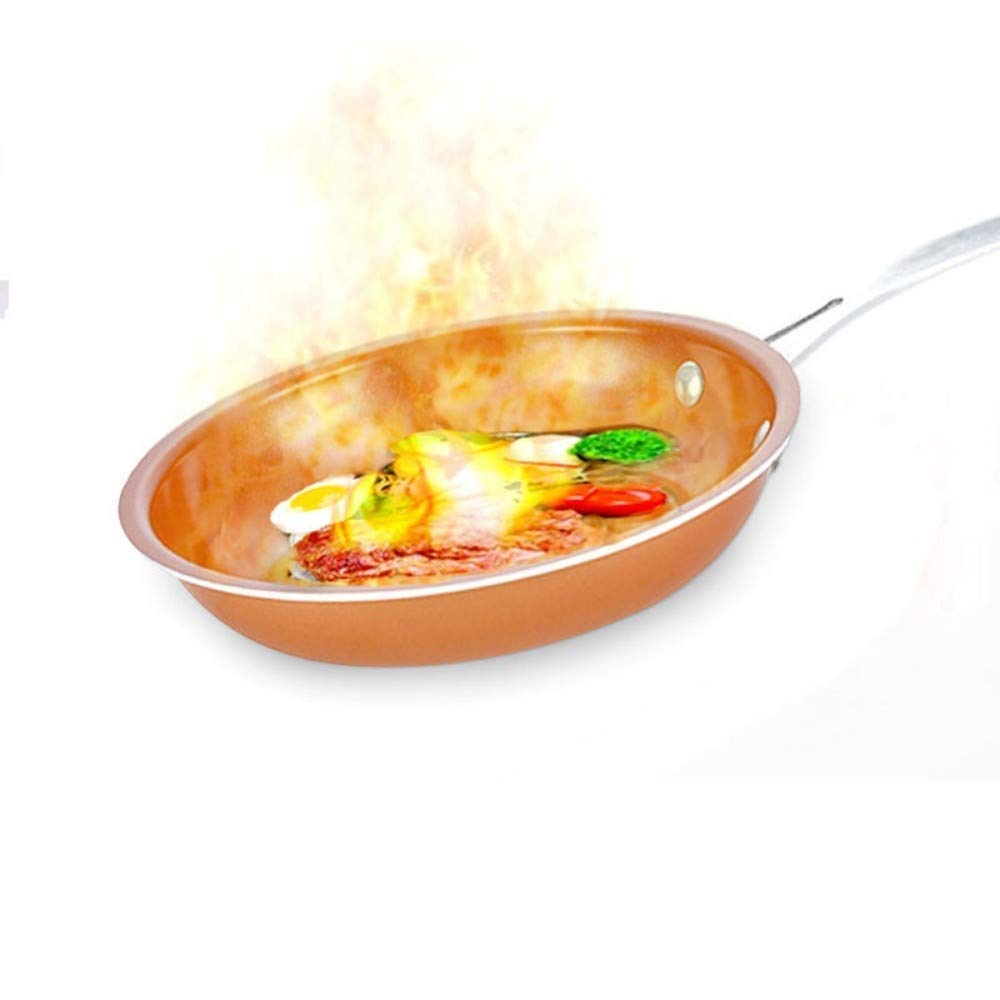 Rondel Patelnia Patelnia Non Stick Koekenpan Koperen Pan Koekenpan Met Powłoka Pan Piekarnik Geschikt Inductie Wok Tytan Koekenpan Patelnie Patelnia garnkowa interesting