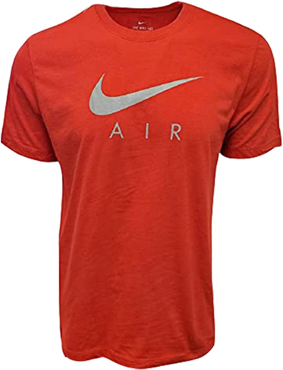 Nike Air Men's Graphic T Shirt (Red/Silver, XX-Large, xx_l)