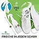 HOMEDICA Schuh Deo | Das Neue mikrobiolgoische Schuhdeo mit Schüttelkeimen und neuester Biotechnologie. Für Sportschuhe, Sicherheitsschuhe, Arbeitsschuhe u.v.m.