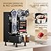 ROVSUN Cup Sealing Machine, Fully Automatic Cup Sealer Machine 500-650 Cups/H, Electric Cup Sealing Machine 88/89/90/95mm with LCD Digital Control, Cup Sealer for Bubble Milk Tea Coffee, Black