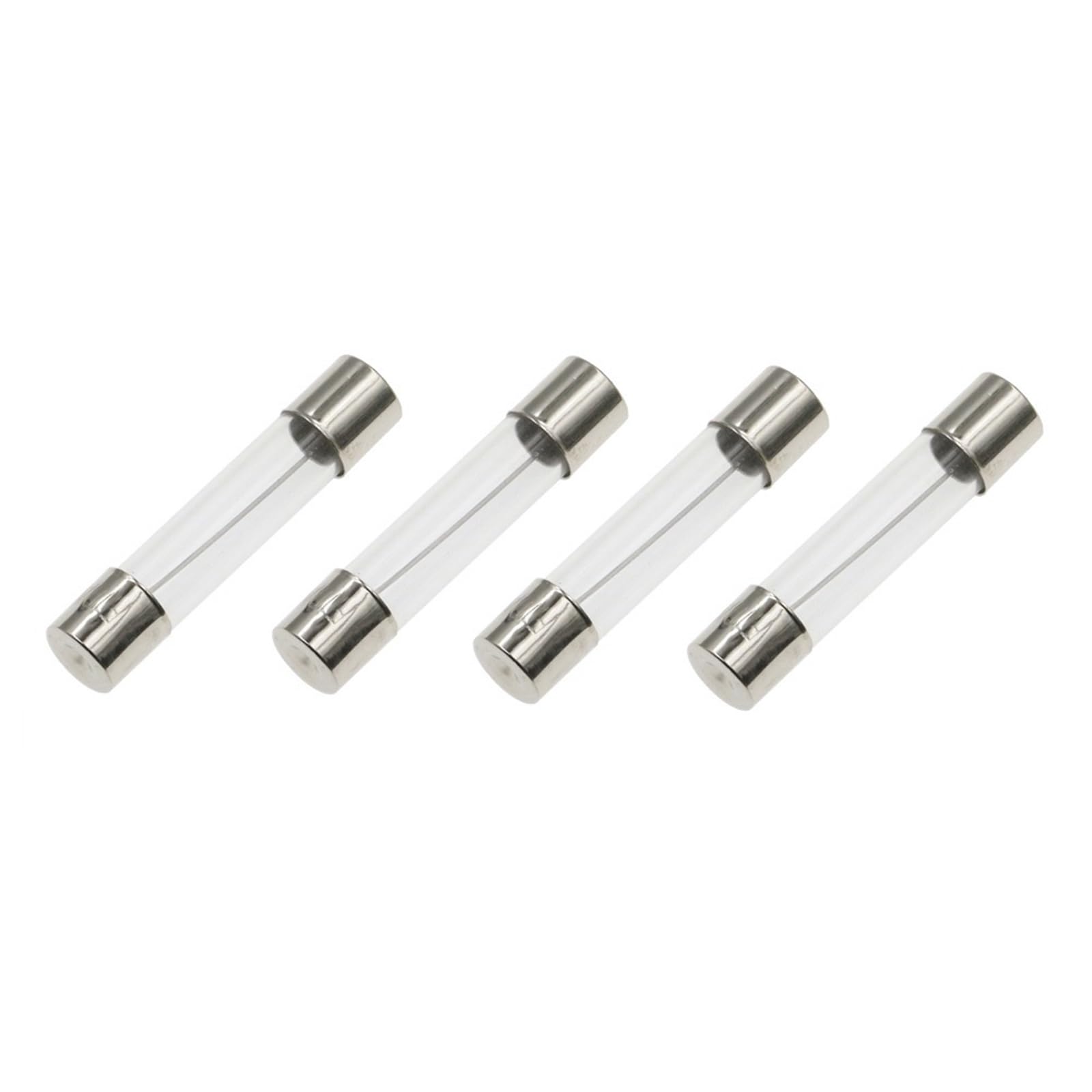 Schnell blasende Glassicherungen, sortiertes Kit, 6 x 30 mm, 250 V, 0,5 A – 30 A, AMP-Röhrensicherungen, 100 Stück(F8A)