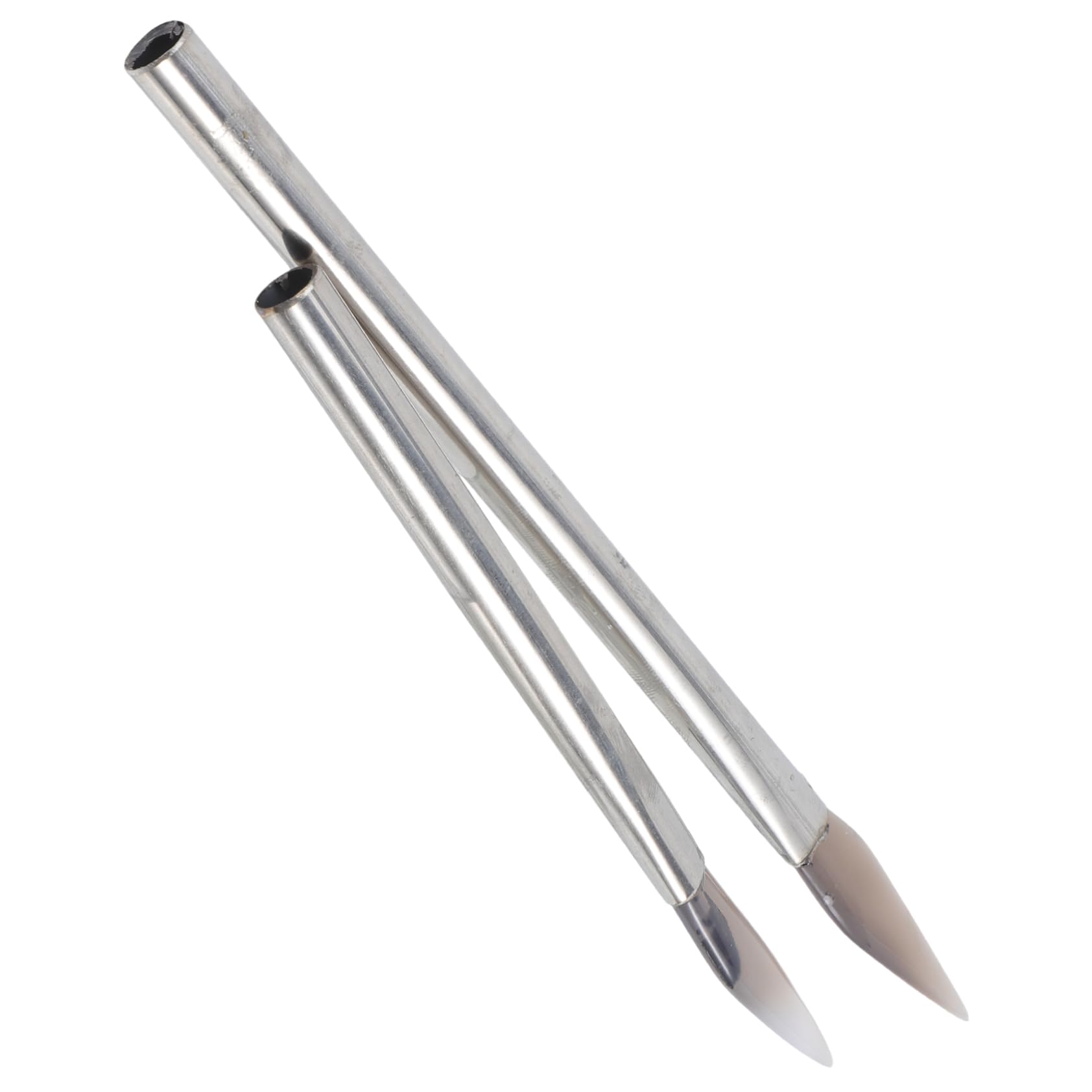 Homoyoyo 2 Pcs Jewelry Polishing Knife Two Buffing Burnishing Bracelet Polisher Tool Burnisher Accessories Jewelry Making Supplies for Agate Silver