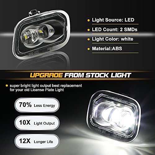 Lámparas LED para espejos Ford F-150 F-250 F-350 Pack 2 miniatura 2