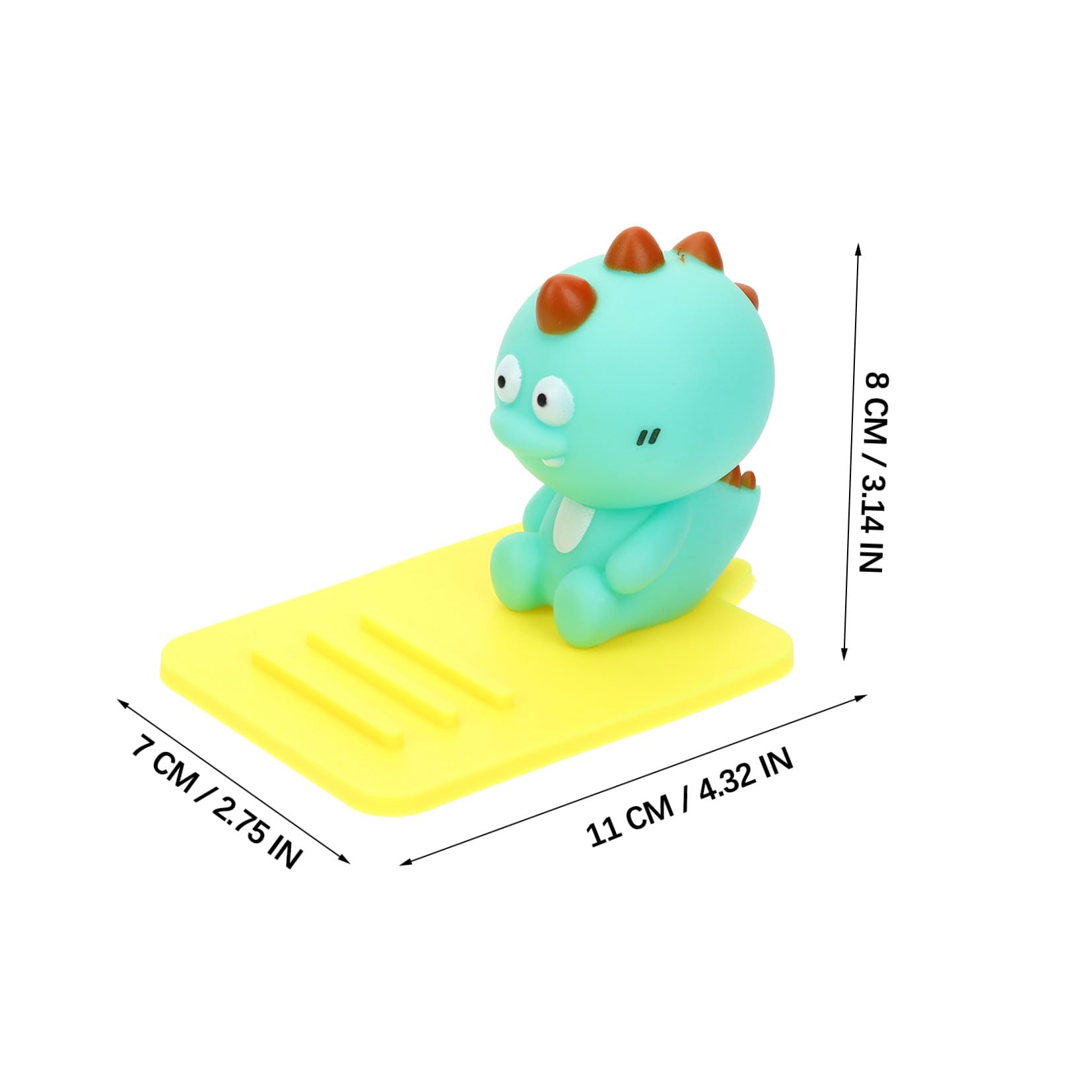 HOMSFOU 6pezzi Supporto Per Smartphone Cartoon Animali Supporto Regolabile Per Telefono Stile Adorabile Per Scrivania Da Dinosauri Per Videochiamate e Visione Di Film