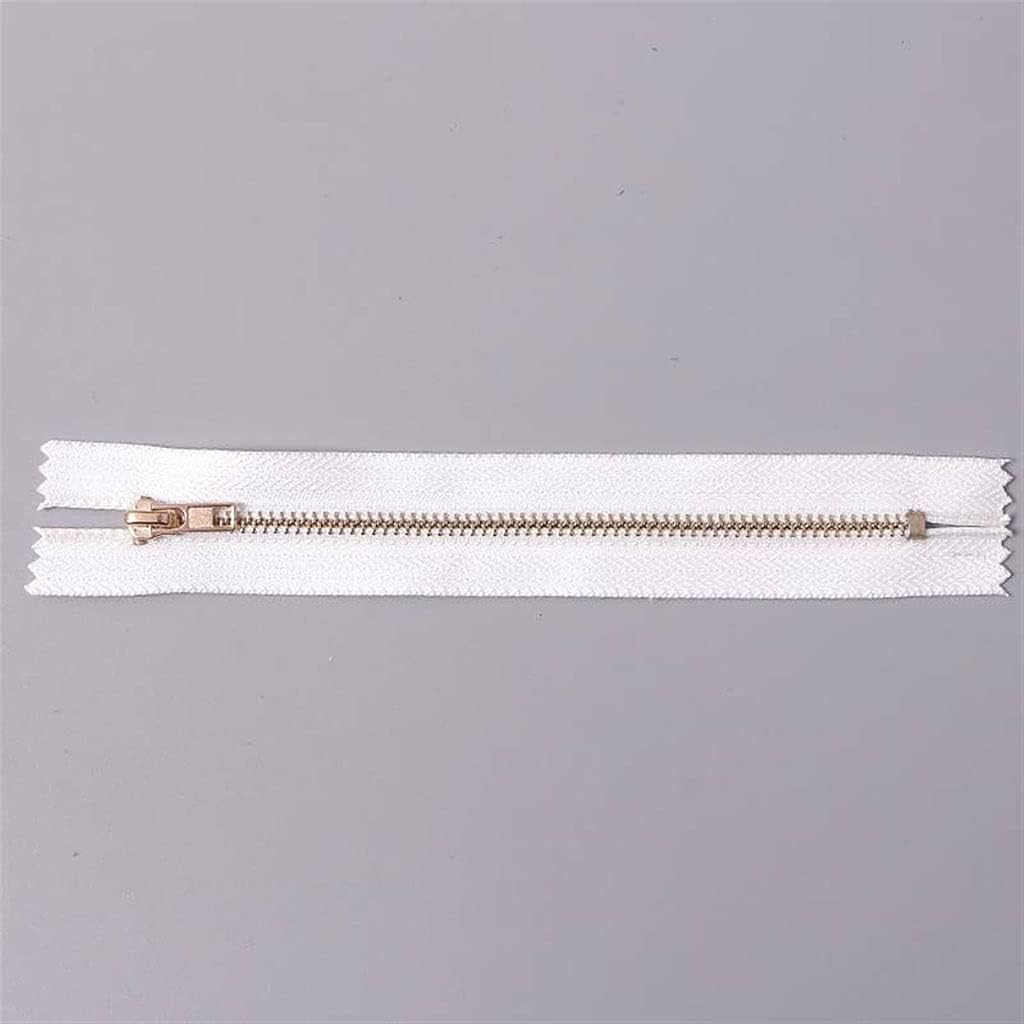 Zamek błyskawiczny 10 szt. 3# Szycie Automatyczna blokada Metalowe zamki błyskawiczne, 8 cm 10 cm 12 cm 13 cm 15 cm 18 cm 20 cm Czarny Biały Zamek błyskawiczny DIY Do szycia dżinsów Spódnica dżinsowa