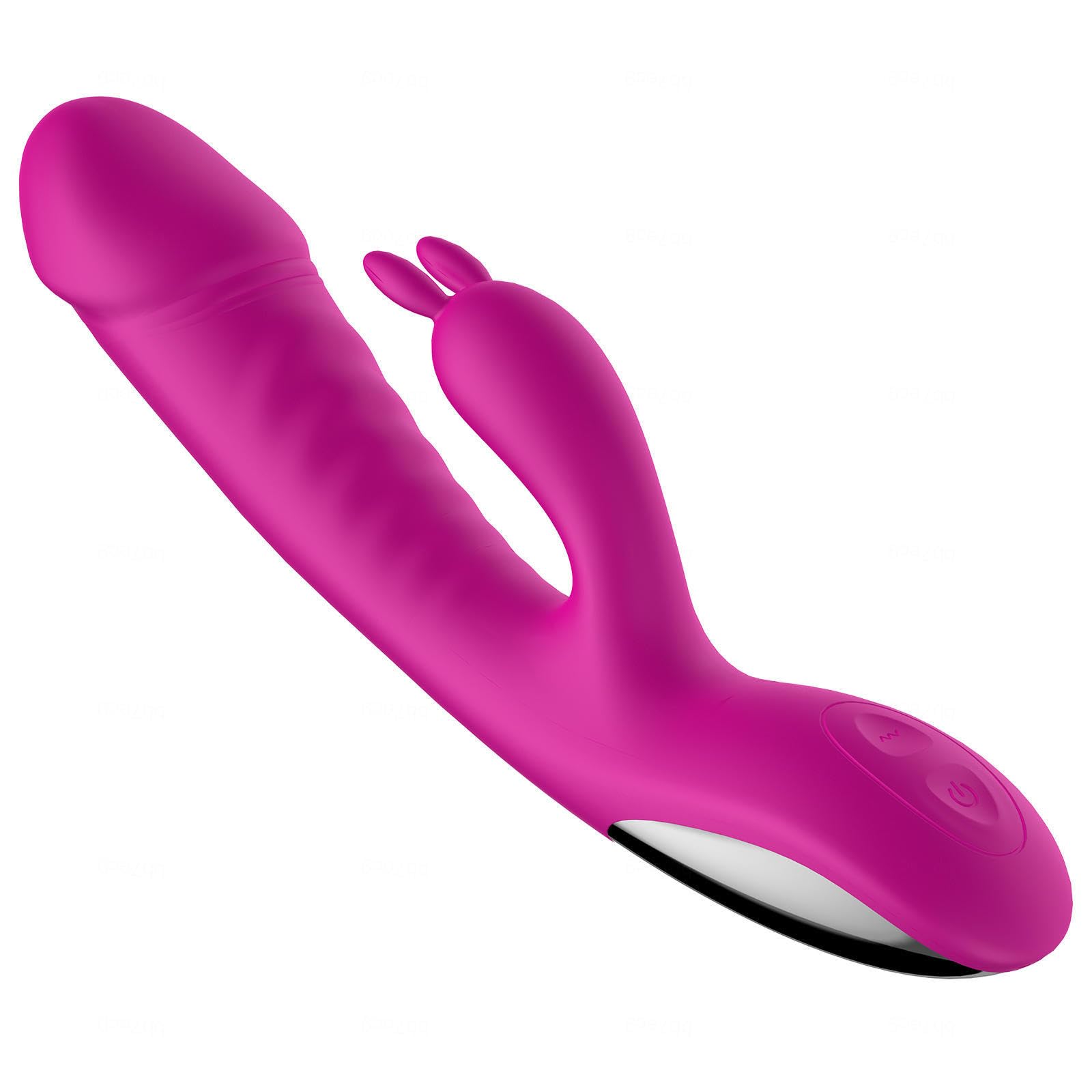 Vibratore G Spot Erotica Dildo Stimolatore Clitorideo Vibratore Massaggio punto G Dildo Vibratori Clitoride Stimolazione Del Punto G,Rosered
