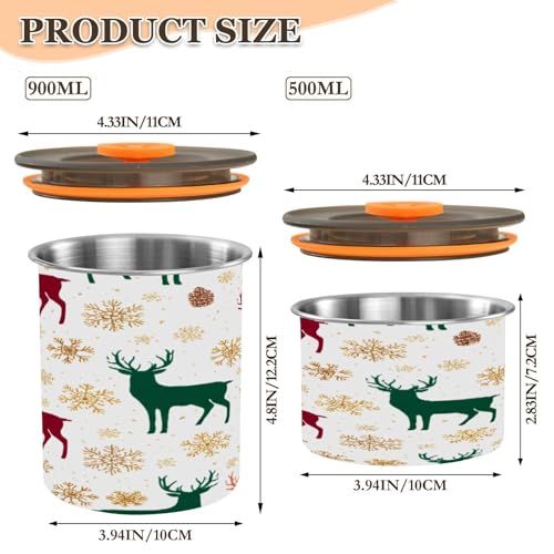 Envase hermético de acero inoxidable para café 17oz miniatura 2