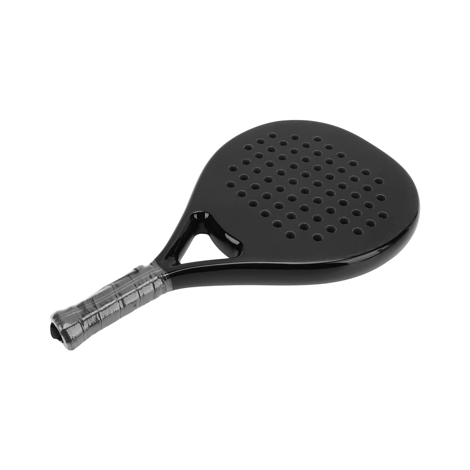 Bewinner Raquette de Tennis de Plage Entièrement en Fibre de Carbone avec Noyau en Mousse EVA, Poignée Ergonomique et Dragonne pour Un Contrôle et Une Vitesse Hautes Performances
