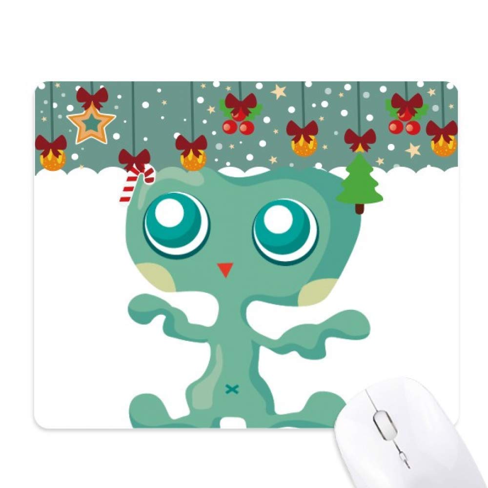 Alfombrilla de ratón de Alien verde antiderrapante para evitar tirones de cursor 5