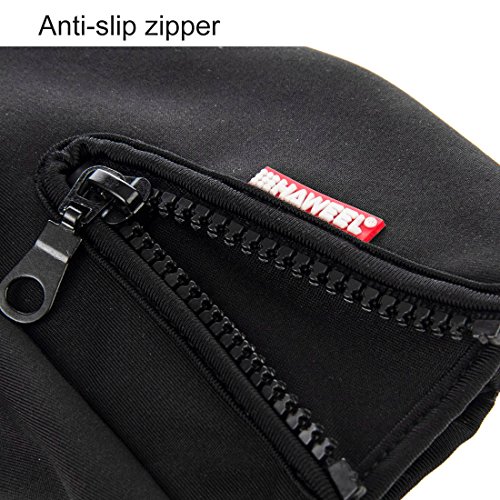 Haweel Full Finger Gloves, Two Fingers Touch Screen Windproof Winter Warm Smartphone Gloves For Outdoor Sports, Hiking, Cycling(Middle Size) #TOP2