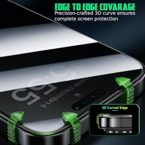 Image of DPJ Privacy Tempered Glass For iPhone 12 mini (5.4 Inch) Coverage Anti-Spy 9H Hardness Screen Protector Guard - [Pack Of 1] [Privacy]