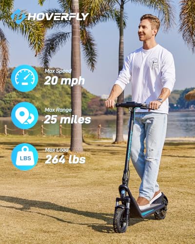 Hoverfly Electric Scooter for Adults, Anti-Flat 8.5″/10″