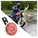 Super Loud Motorcycle Horn,110dB 12V Horn Motorcycle Accessories Provide Warning Effect,Universal Waterproof Car Horns 12V Loud for Most Cars Motorcycles ATVs Scooters
