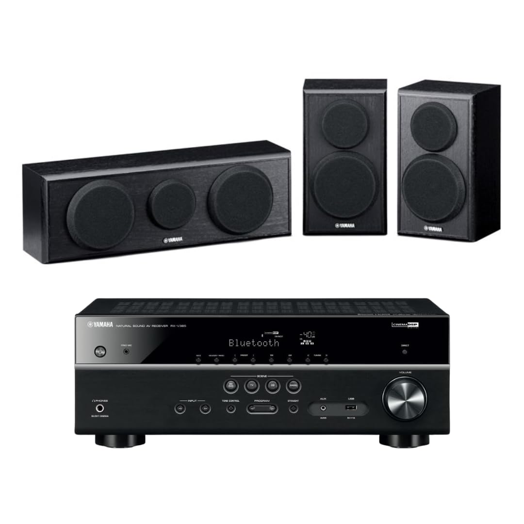 Locker.Ink | Transform Your Living Room with These Cutting-Edge Home Theater Systems Yamaha RX-V385 Bundle