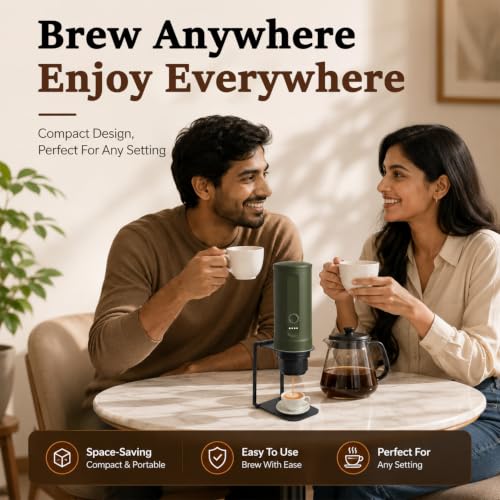 Image of Supvox Portable Foldable Coffee Maker Stand Coffee Maker Stand with Base