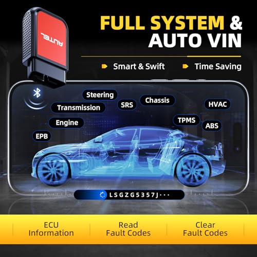 Autel AP2500E/AP2500 OBD2 Scanner Bluetooth Code Reader, Upgraded of AP200, OBDII Scanner All-System Diagnostic Tool, CA - Additional View