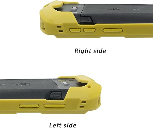 Miniatura 5 de Funda protectora para parachoques con correa de mano para Zebra TC51 TC510K TC52 TC56 TC57 (amarillo)