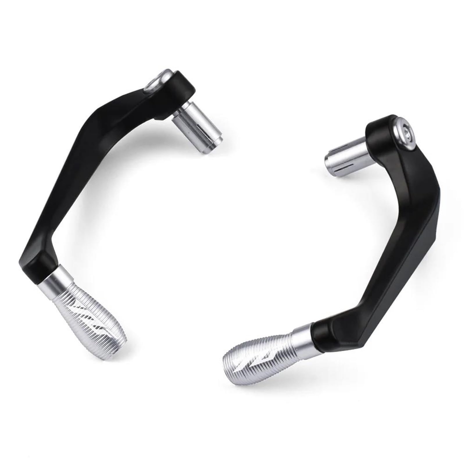 HIZORB Handguards for Y-AMAHA YZF R1 R3 R6 R25 R125 R1M YZFR1 YZFR6 YZFR3 Motorcycle Handlebar Protectors for Brake and Clutch Levers(Silver)