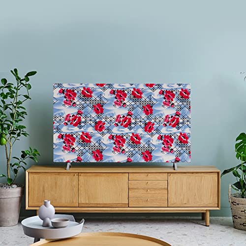 Image of Glassiano Marigold Dustproof Printed 39 inch LED TV Cover Screen Protector Compatible for All Models, Print 32