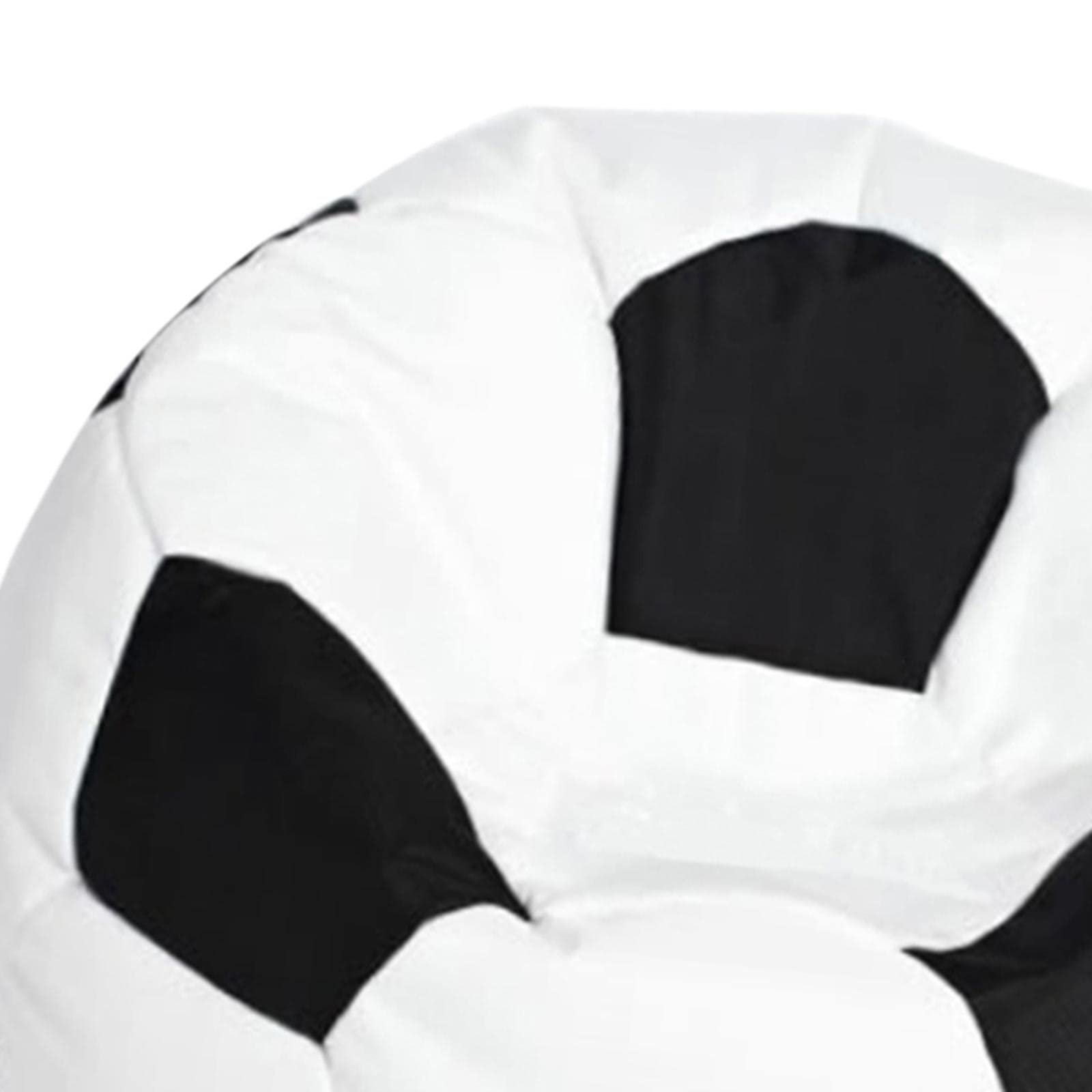 Estuche de Almacenamiento de Juguetes con Diseño de Fútbol para Niños, Blanco, Individual