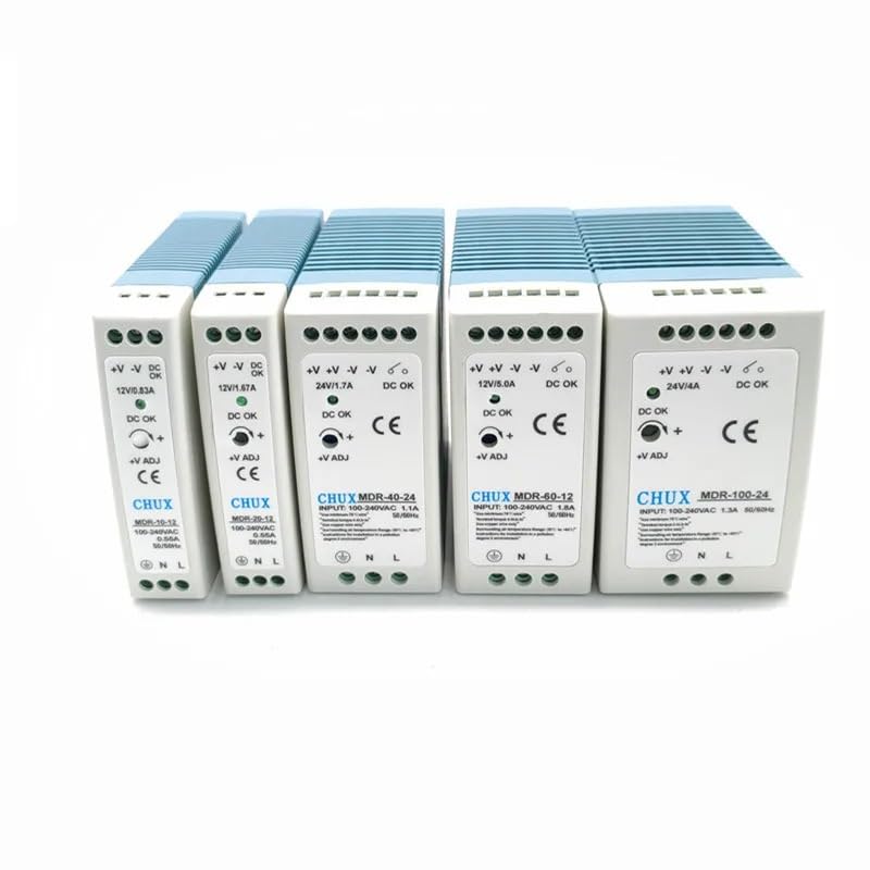 MDR 10W 20W 40W 60W 100W Przemysłowy zasilacz impulsowy 12V 24V do oświetlenia LED CCTV (12 V, 20 W)