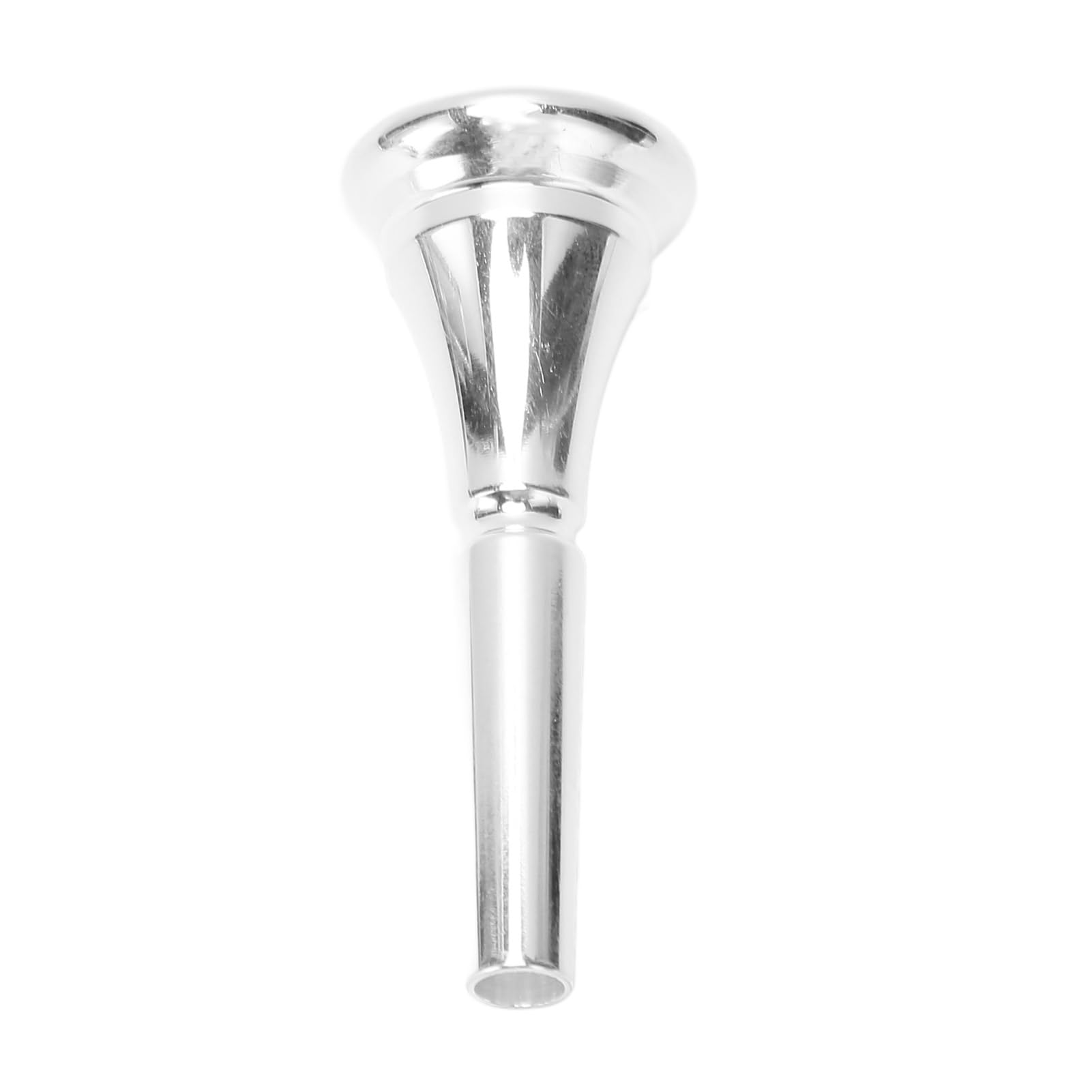 Professional Brass Silver Horn Mouthpiece for Rich Sound Elegant French Horn Performance