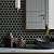 10-Sheet Hexagon Peel and Stick Backsplash, 11.42" x 11.42" Black Honeycomb Self-Adhesive Marble Mosaic Wall Tile, Waterproof Stick on Backsplash Tiles for Kitchen Bathroom Shower