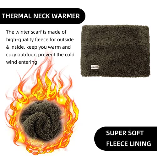 Image of JANGANNSA Fleece Kids Scarf - Warm Winter & Autumn Neck Warmer for Boys & Girls 1-6Y