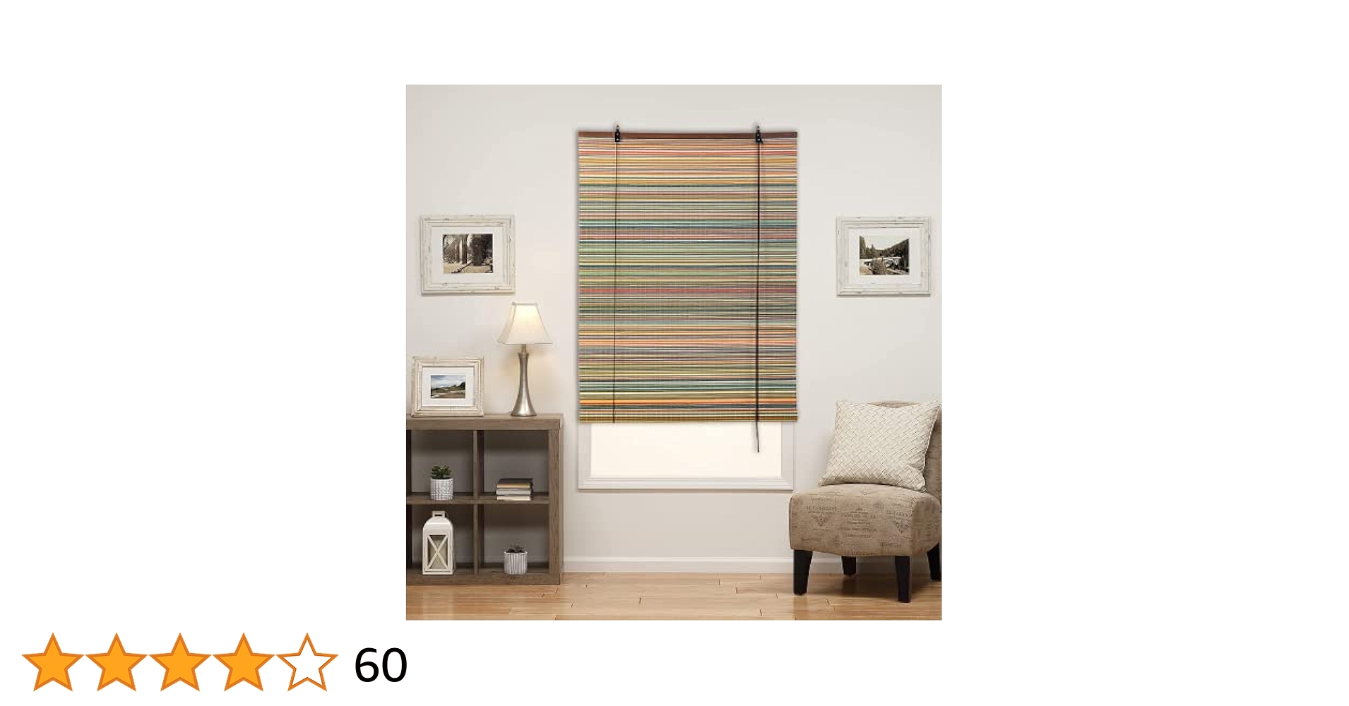 Amazon｜Yitian Bamboo Art 竹すだれ カラフル 2本セット 幅88cm