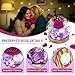 Preserved Flowers Roses in Glass Dome, Forever Flowers for Delivery Prime, Eternal Rose Long Lasting Flowers Gifts for Women Mom Wife Grandma Friends(Purple)