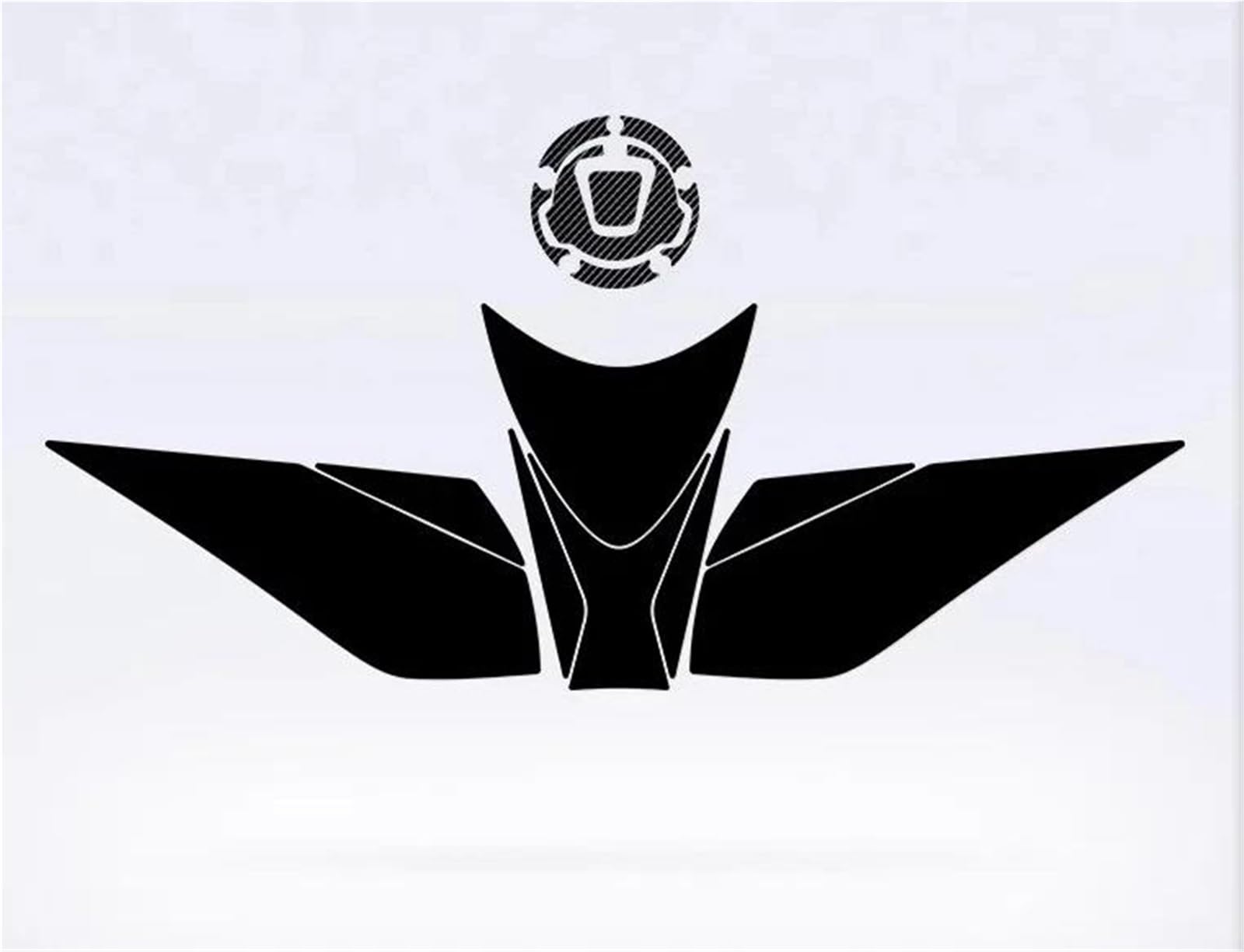 for CFMOTO 675SR-R 2024 Motorcycle Fuel Tank Kit Sticker Protector Traction Pad Decals Frosted Fairing Sticker