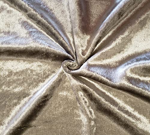Silver Polyester Tricot Velvet Fabric for Upholstery Drapery Material Sold by The Yard 54 inch Wide