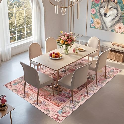 Save 13% on TUKDAK 5x7 Machine Washable Animal Area Rug - Image 5