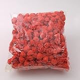 Photo Gallery keou 500 pz 3 cm mini schiuma artificiale rosa teste di fiori per la decorazione domestica di nozze fiori finti fatti a mano palla mestiere rifornimenti del partito-rosso Photo Gallery keou 500 pz 3 cm mini schiuma artificiale rosa teste di fiori per la decorazione domestica di nozze fiori finti fatti a mano palla mestiere rifornimenti del partito-rosso