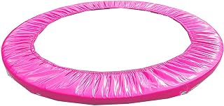 54inch / 4.5ft Replacement Trampoline Surround Pad Foam Safety Guard Spring Cover Trampoline Padding Pads Trampoline Accessories (Rose Red)