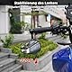 evermotor Universal Motorradspiegel, E24 Motorrad Rückspiegel, Lenkerendenspiegel, für Quad Roller ATV Moped Scooter, 2 Stück