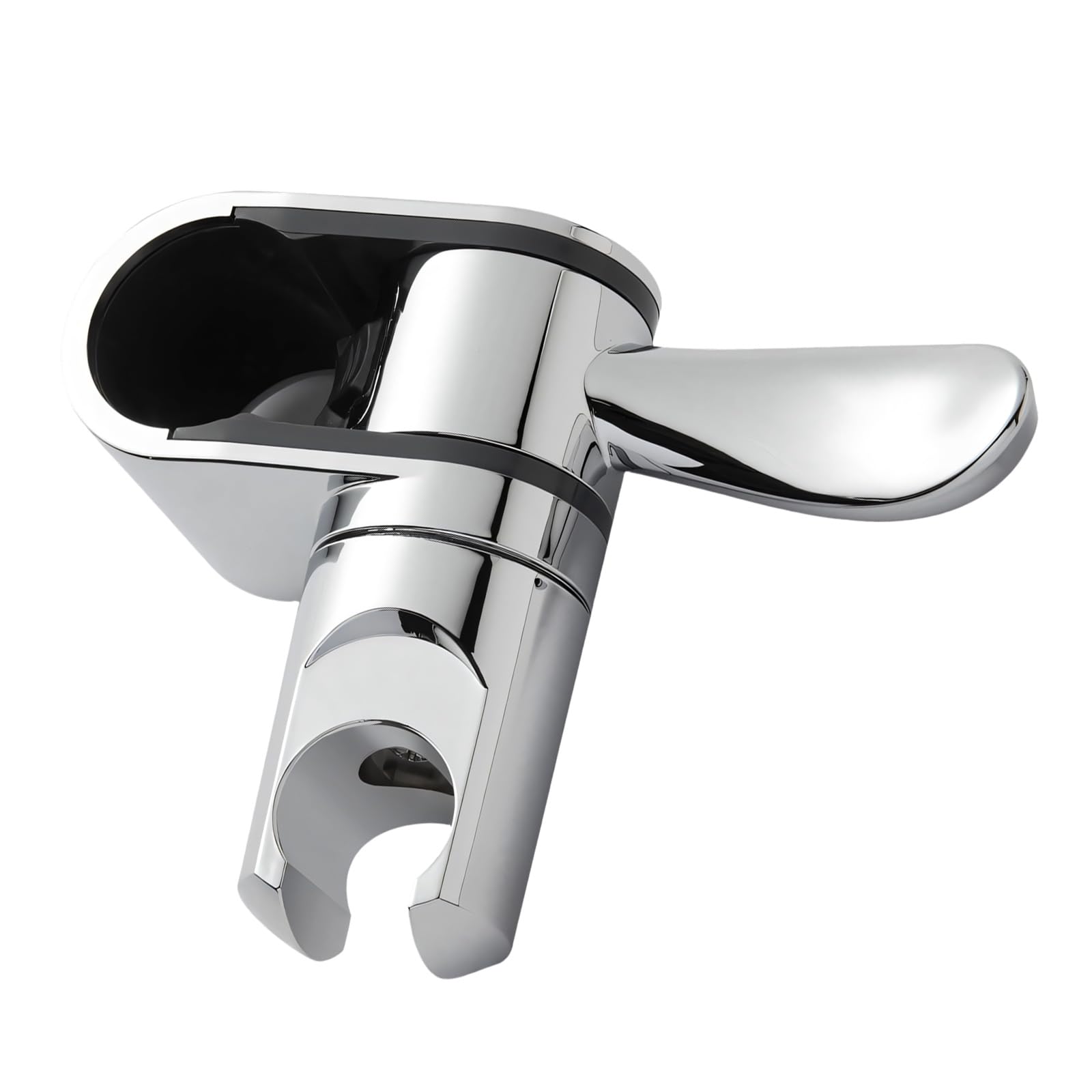 Handheld Shower Holder Rack Adjustable Shower Head Holder for Showers Rails Quick Setups None Drilling Required Wall Mount No Drilling