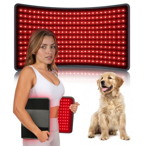 Comfytemp 12'' x 24'' Red Light Therapy Mat for Body, FSA Eligible HSA Near Infrared Light Therapy...