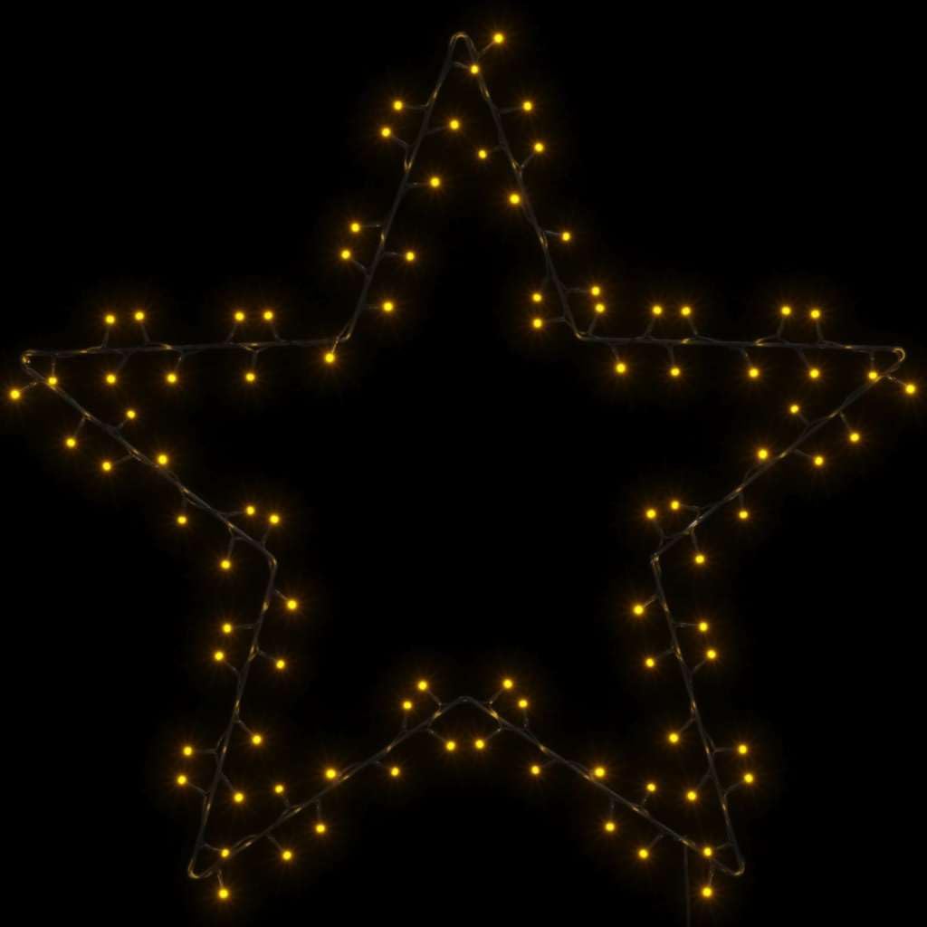 Weihnachtsbeleuchtung Stern-Silhouette 115 LEDs Warmweiß mit 8 Lichteffekten für Innen- und Außenbereich, wetterfest, USB-betrieben, ideal für festliche Dekorationen im Garten, Balkon